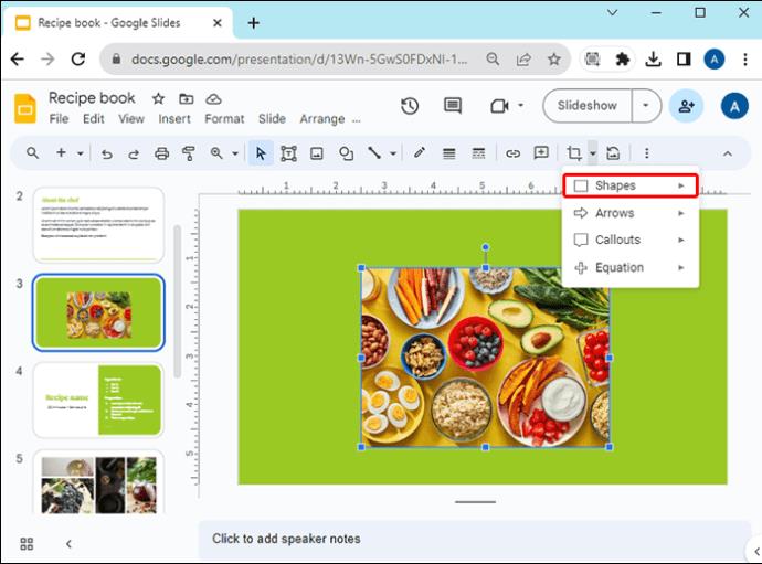 Sådan laver du en billedrunde i Google Slides