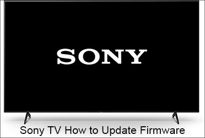 Jak aktualizovat firmware na televizoru Sony