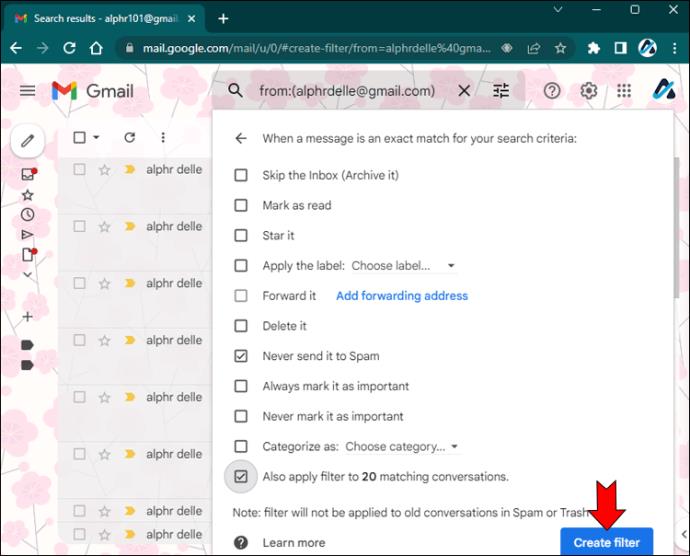 Kaip sustabdyti el. laiškų patekimą į šlamštą „Gmail“.