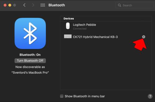 Jak odpojit klávesnici Bluetooth od počítače Mac