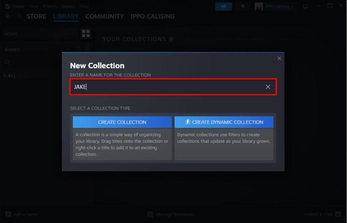 Kako napraviti kolekciju u Steamu