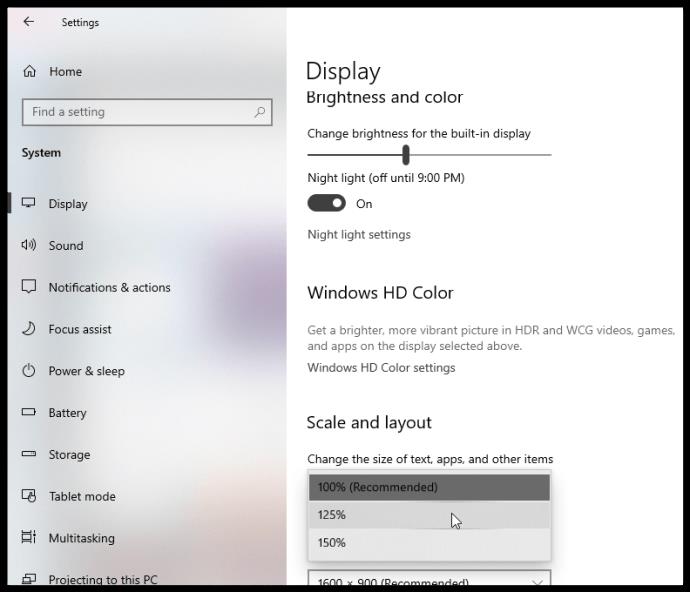 Kako konfigurirati skaliranje zaslona v sistemu Windows 10
