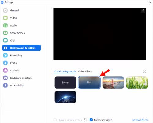 Як розмити фон в Zoom