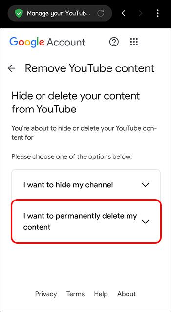 Hogyan lehet törölni a YouTube-csatornát