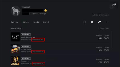 Ako zobraziť hodiny hrané na PS5 pre dospelých alebo deti