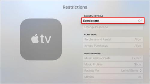 Kako upravljati starševski nadzor na Apple TV