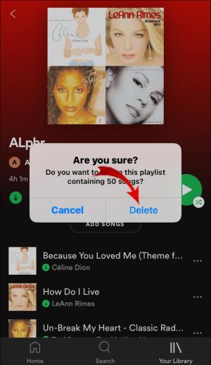 Jak odstranit seznam skladeb ve Spotify