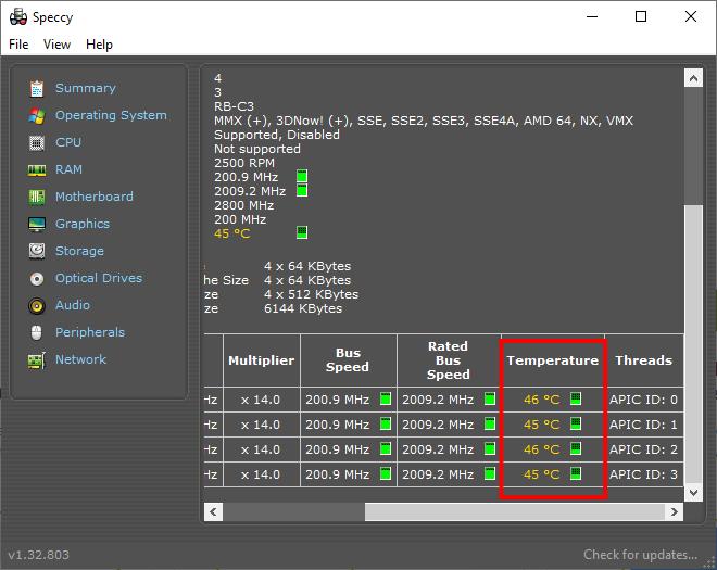 Kako provjeriti temperaturu procesora na računalu sa sustavom Windows 11