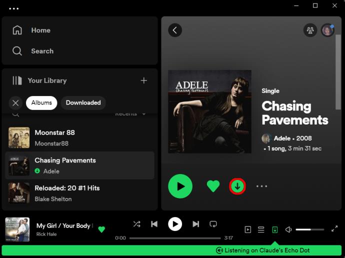 Kuinka ladata kappaleita Spotifysta