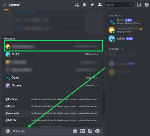 Як видалити всі повідомлення в Discord