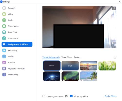 Как да замъглите фона в Zoom