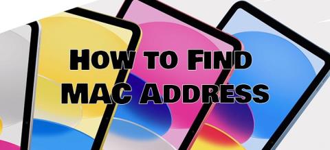 Kā atrast savu MAC adresi iPad