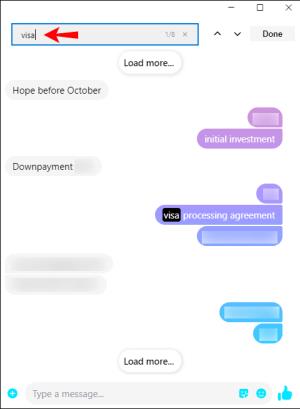 Ako vyhľadávať v správach v aplikácii Facebook Messenger