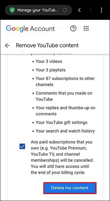 Sådan sletter du din YouTube-kanal