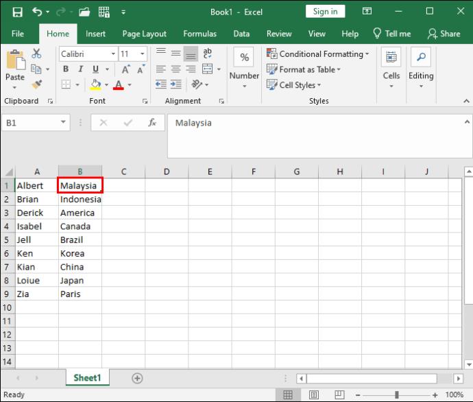 Τρόπος αλφαβητισμού στο Excel