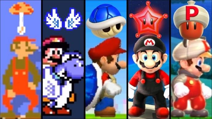 Alle power-ups i Super Mario Bros Wonder
