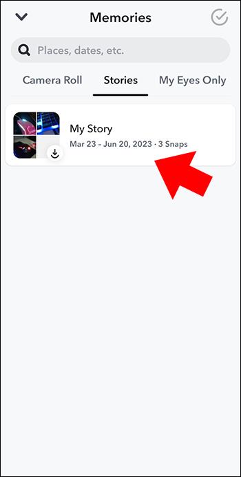 Як переглянути спогади на Snapchat