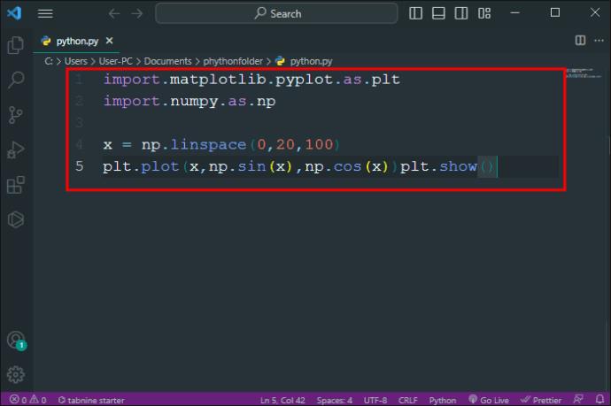 Jak nainstalovat Python do VS kódu