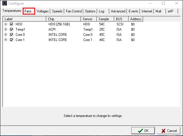 A ventilátor sebességének szabályozása Windows PC-n