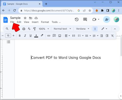 Kako promijeniti PDF u Word