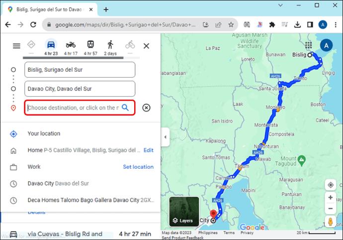 Hvordan få Google Maps til å ta en bestemt rute