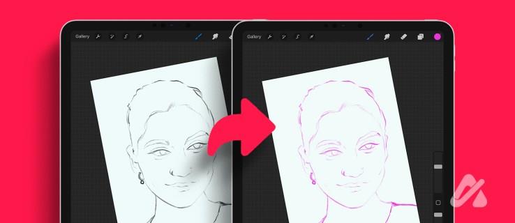 Procreate: Как да промените цвета на линията