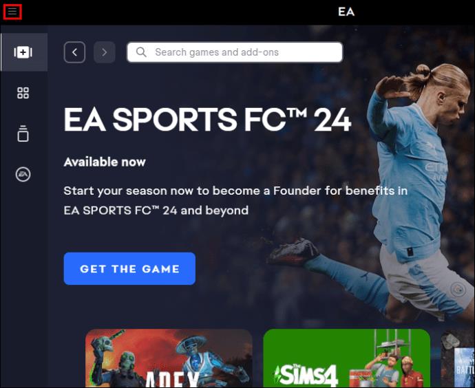 Az EA App Game javítása már fut