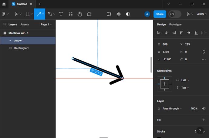 Kako dodati strelice u Figma