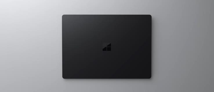 „Surface Laptop 2“ su visą dieną veikiančiu akumuliatoriumi ir juoda apdaila