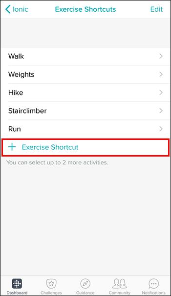 Як додати вправи до Fitbit
