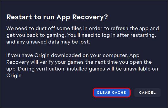 Az EA App Game javítása már fut