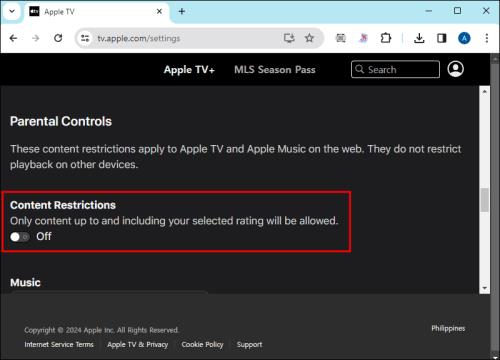 Kako upravljati starševski nadzor na Apple TV