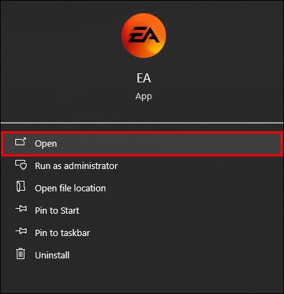 Sådan ændres spilsproget på EA-appen