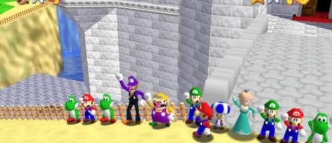 Ovaj mod za Mario 64 daje smiješan način rada za 24 igrača