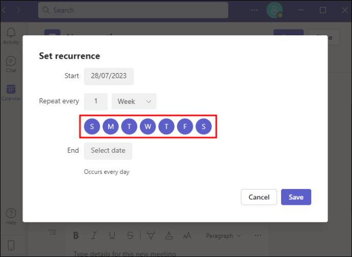 Πώς να ρυθμίσετε μια σύσκεψη στο Microsoft Teams