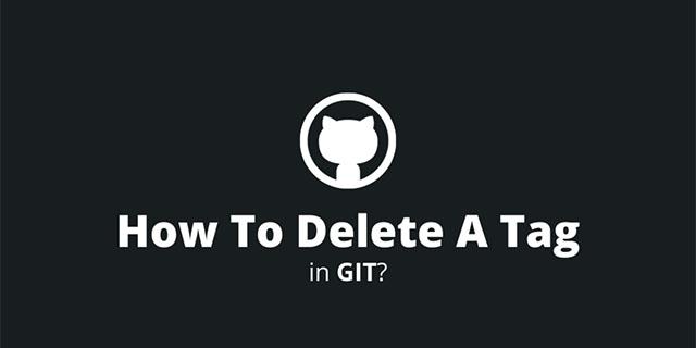 Как да изтриете таг в Git