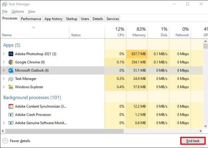 Hogyan lehet javítani az Outlook nem küld e-maileket