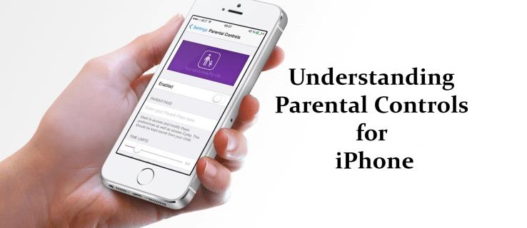 IPhone vecāku kontroles izpratne