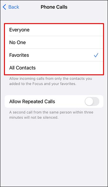 IPhone-csengés javítása, ha a Ne zavarjanak mód be van állítva