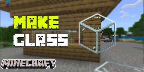 Как да направите стъкло в Minecraft