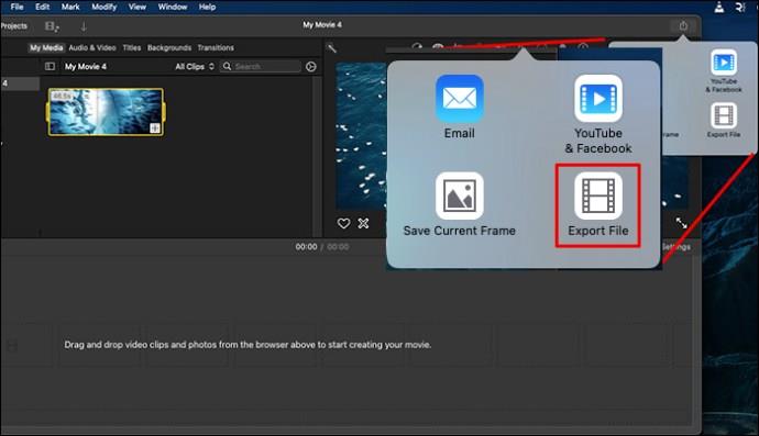 Kā eksportēt kā MP4 programmā IMovie