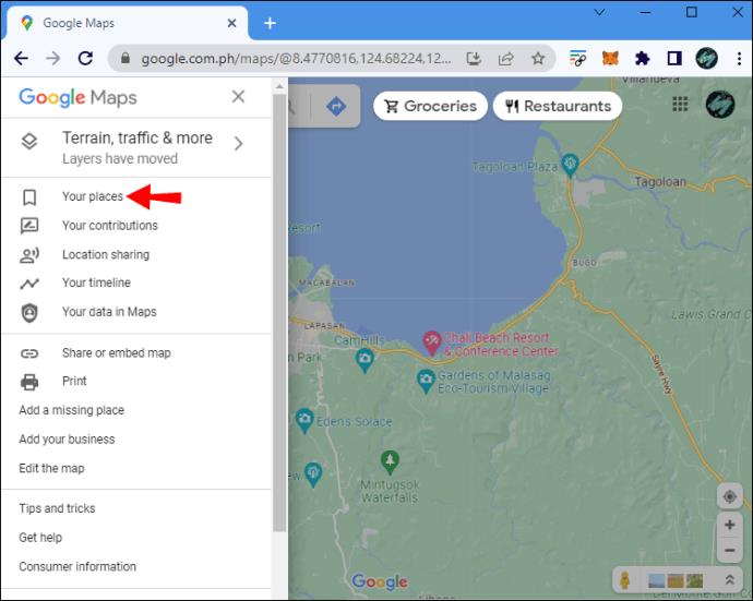 Jak vypnout štítky v Mapách Google