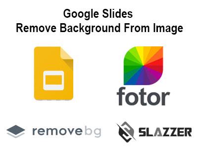 Jak odstranit pozadí z obrázku v Google Slides