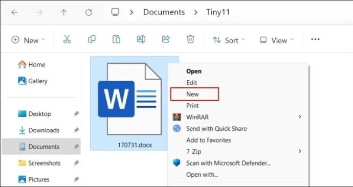 Как да направите копие на Word документ