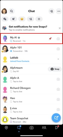 Ako používať moju AI v Snapchate