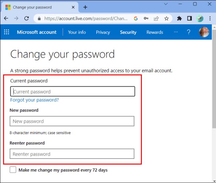 Как да промените паролата си за Microsoft Teams
