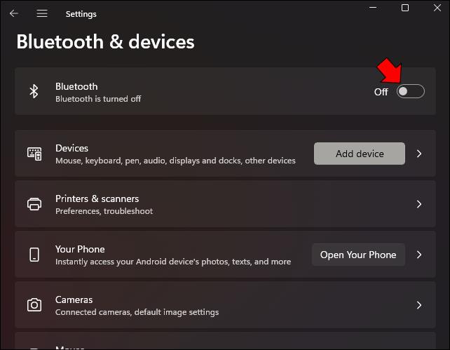 Sådan slår du Bluetooth til eller fra i Windows 11