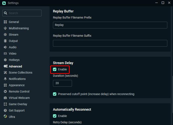Twitch: Jak nastavit zpoždění streamu