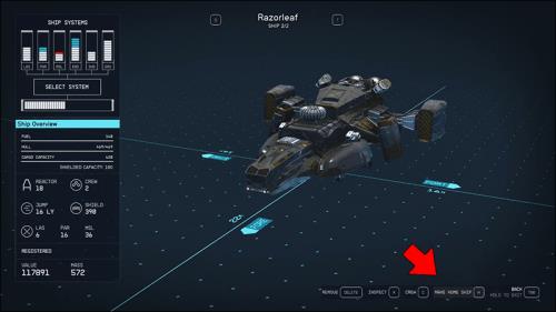 Sådan skifter du skib i Starfield