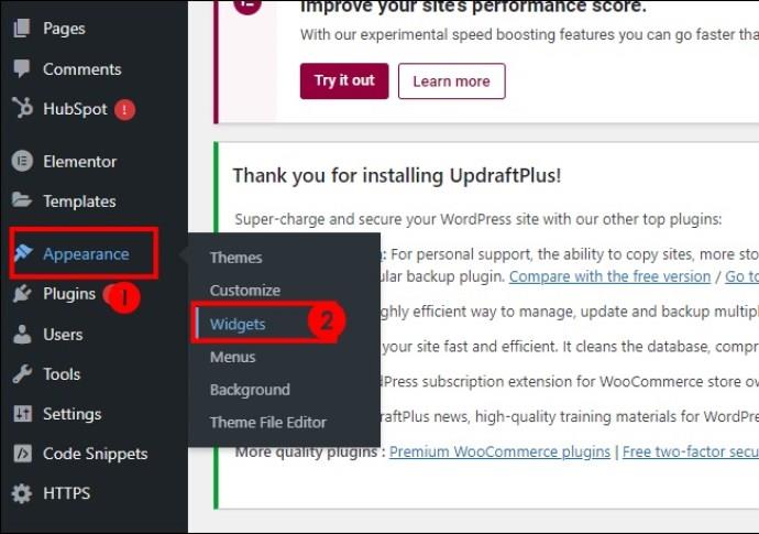 WordPress: Ako pridať widgety